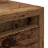 Mesillas de noche de pared 2 uds madera vieja 38x34x40