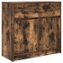 Aparador con cajón roble ahumado 80x34x76 cm madera