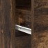 Aparador con cajón roble ahumado 80x34x76 cm madera