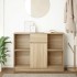Aparador con cajón roble Sonoma 101x35x76 cm madera