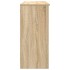 Aparador con cajón roble Sonoma 101x35x76 cm madera