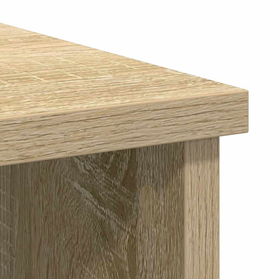 Aparador con cajón roble Sonoma 101x35x76 cm madera
