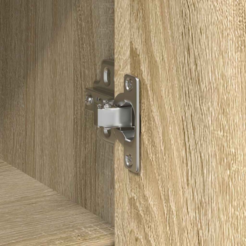 Aparador con cajón roble Sonoma 101x35x76 cm madera