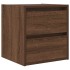 Mesillas de noche de pared 2 uds roble marrón 38x34x40