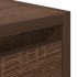 Mesillas de noche de pared 2 uds roble marrón 38x34x40