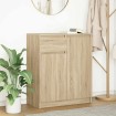 Aparador con cajón roble Sonoma 71x35x84 cm madera ingeniería