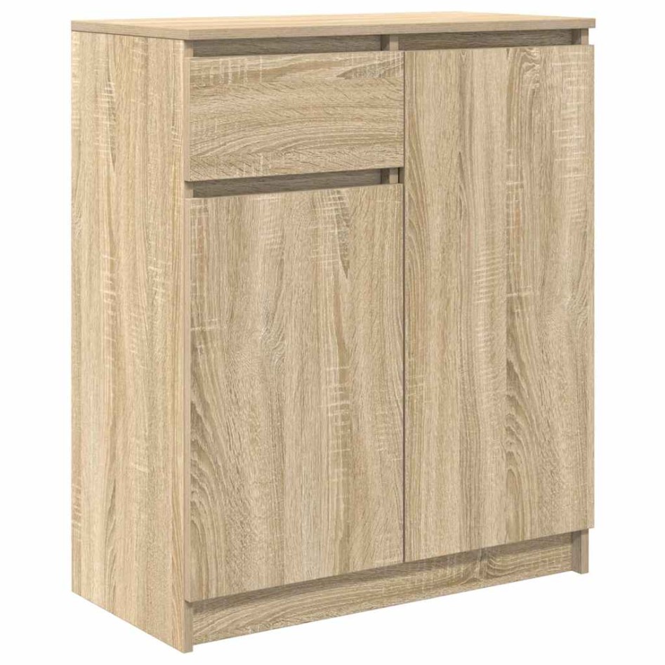 Aparador con cajón roble Sonoma 71x35x84 cm madera