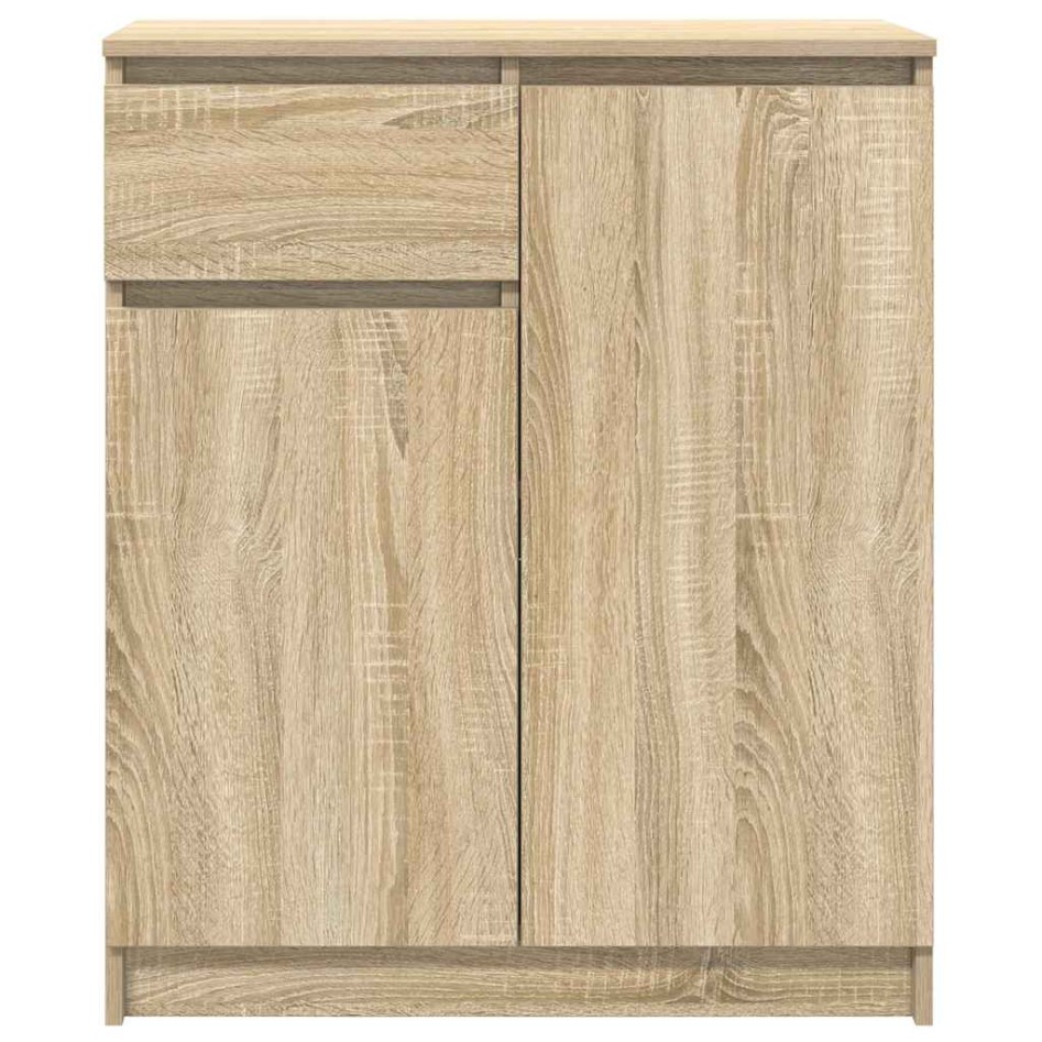 Aparador con cajón roble Sonoma 71x35x84 cm madera