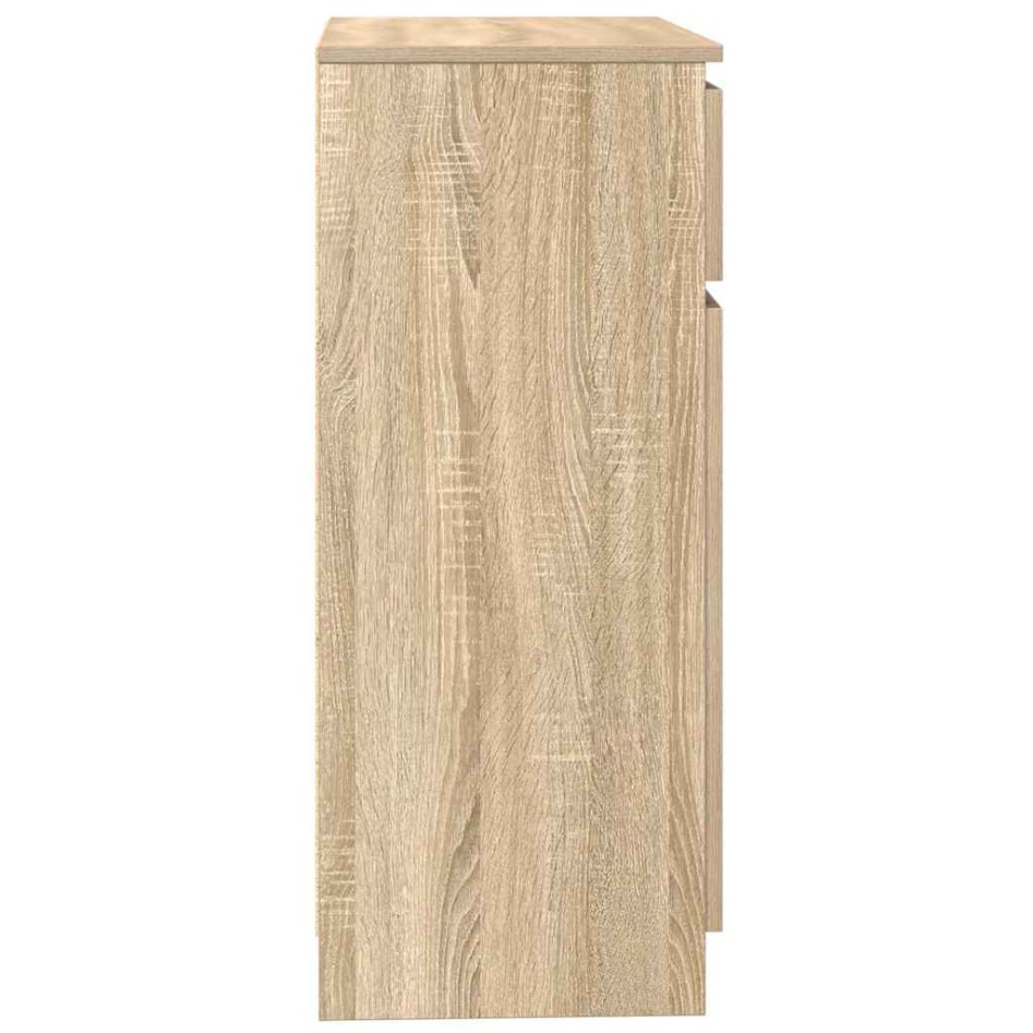 Aparador con cajón roble Sonoma 71x35x84 cm madera