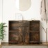Aparador con cajón roble ahumado 101x35x76 cm madera