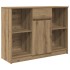 Aparador con cajón roble artisian 101x35x76cm madera