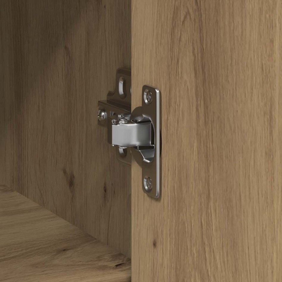 Aparador con cajón roble artisian 101x35x76cm madera