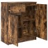 Aparador con cajón roble ahumado 71x35x84 cm madera