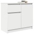 Aparador con cajón blanco 71x35x65 cm madera de