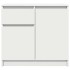 Aparador con cajón blanco 71x35x65 cm madera de