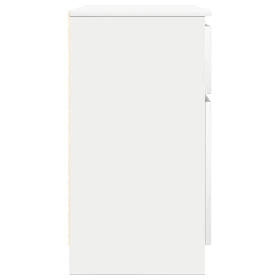 Aparador con cajón blanco 71x35x65 cm madera de