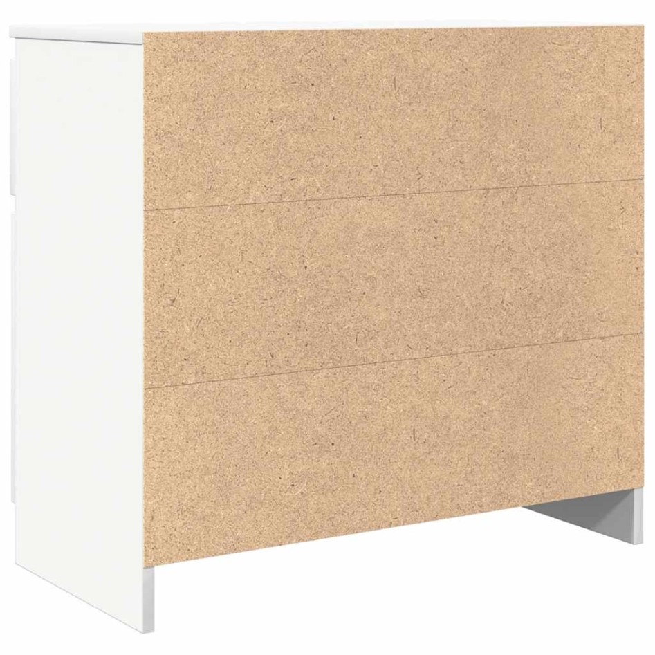Aparador con cajón blanco 71x35x65 cm madera de