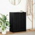 Aparador de madera de roble negro 57x34x76
