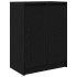 Aparador de madera de roble negro 57x34x76