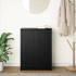 Aparador de madera de roble negro 57x34x76