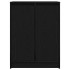 Aparador de madera de roble negro 57x34x76