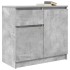 Aparador con cajón gris hormigón 71x35x65 cm madera
