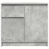 Aparador con cajón gris hormigón 71x35x65 cm madera