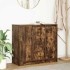 Aparador roble ahumado 85x34x76 cm madera de