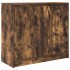 Aparador roble ahumado 85x34x76 cm madera de