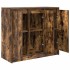 Aparador roble ahumado 85x34x76 cm madera de