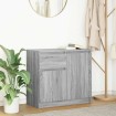 Aparador con cajón gris Sonoma 71x35x65 cm madera de ingeniería