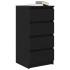 Aparador de madera de roble negro 37,5x35x76