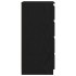 Aparador de madera de roble negro 37,5x35x76