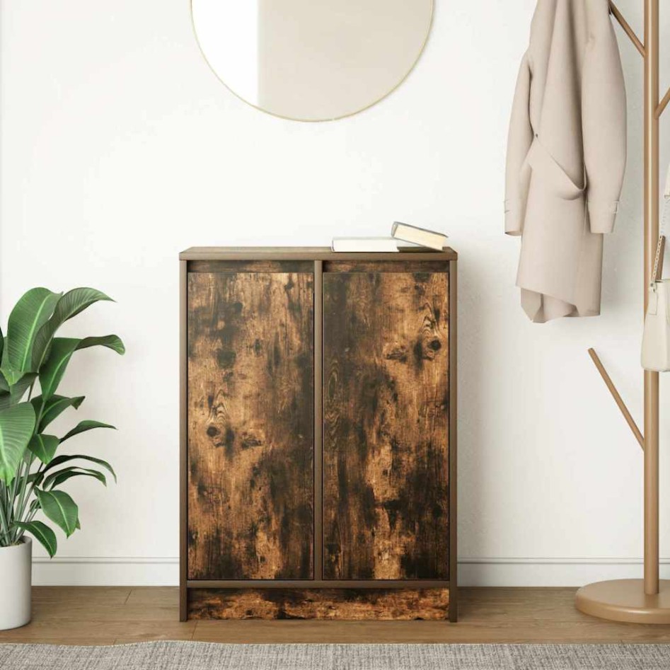 Aparador roble ahumado 57x34x76 cm madera de