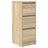 Aparador de roble Sonoma 29,5x34x76 cm Madera de