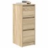 Aparador de roble Sonoma 29,5x34x76 cm Madera de
