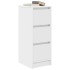 Aparador blanco 29,5x34x76 cm madera de
