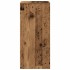 Aparador de madera de ingeniería envejecida 29,5x34x76