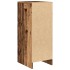 Aparador de madera de ingeniería envejecida 29,5x34x76