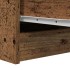 Aparador de madera de ingeniería envejecida 29,5x34x76