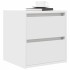 Mesillas de noche de pared 2 uds blanco 38x34x40