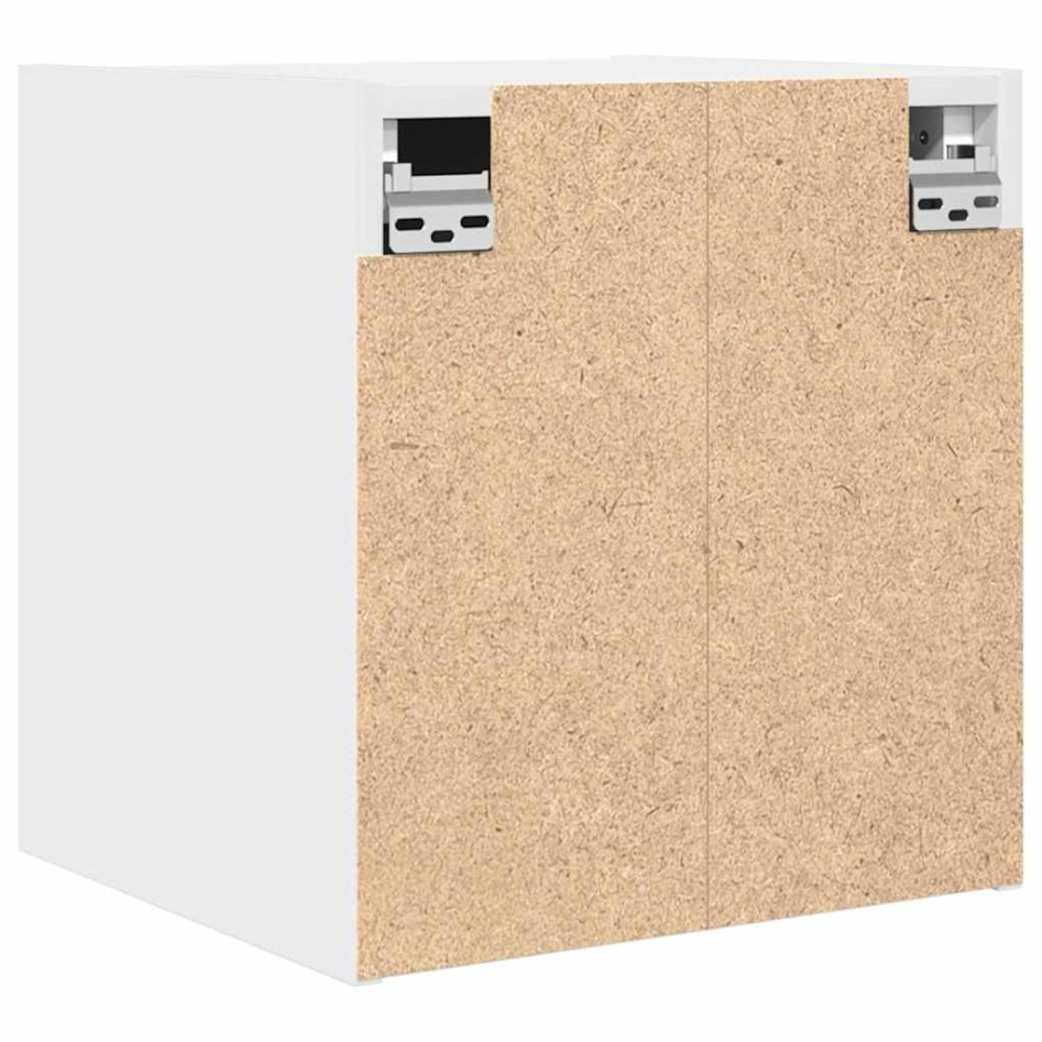 Mesillas de noche de pared 2 uds blanco 38x34x40