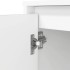 Escritorio blanco 120x42x76 cm madera de