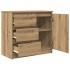 Aparador con cajón roble artesanal 71x35x65cm madera