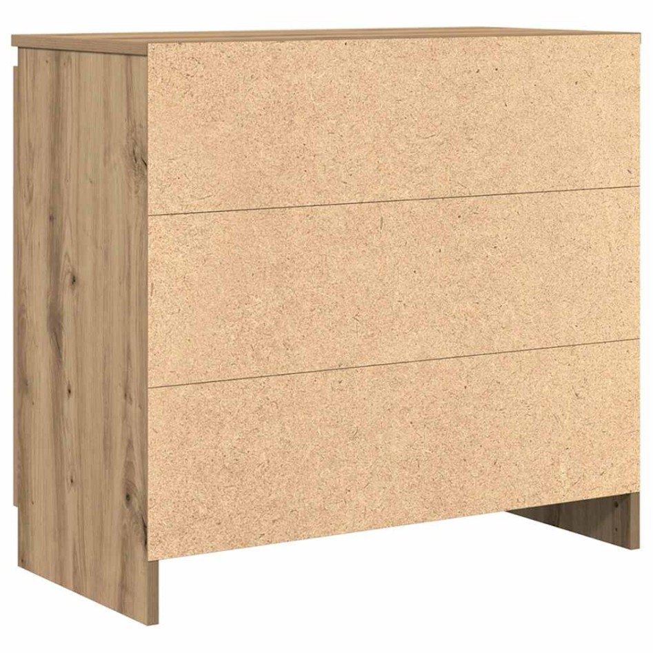 Aparador con cajón roble artesanal 71x35x65cm madera