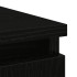 Aparador con cajón roble negro 71x35x65 cm madera de