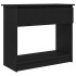 Mesa consola con cajones negra 85,5x38,5x74,5