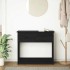 Mesa consola con cajones negra 85,5x38,5x74,5