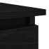 Mesa consola con cajones negra 85,5x38,5x74,5