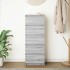Aparador con cajones Sonoma gris 37,5x35x99cm Madera